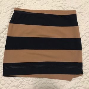 H&M Striped skirt